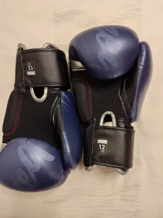 Guantes de boxeo Outshock azules