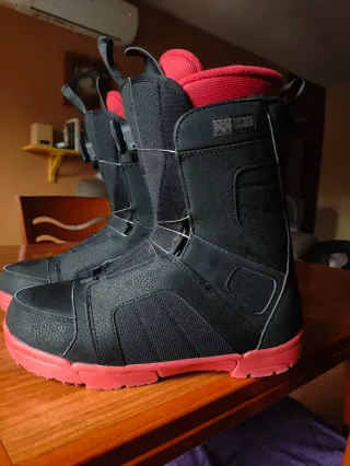 Tabla snow DC + botas Salomón + fijaciones Union