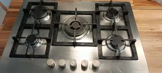 Encimera de gas 5 fuegos