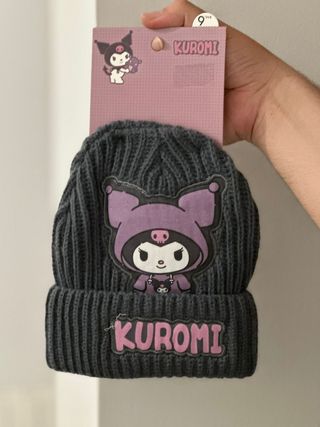Berretto Kuromi Viola e Grigio per Bambini