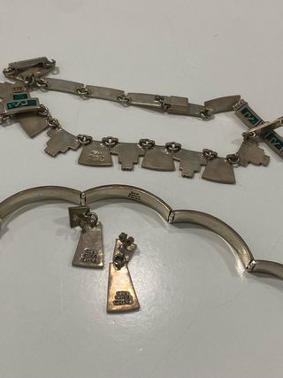 Conjunto plata mexicana