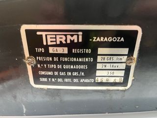 Cocina de gas portátil TERMO