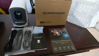 Proyector SCREENMAX Gris y Blanco