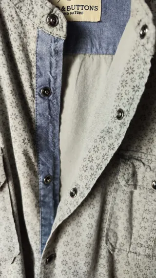 XL CAMISA HOMBRE GRIS