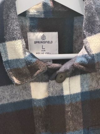 Camisa Franela Springfield Talla L