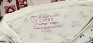 Lote 7 camisetas niña