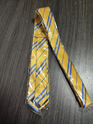 Corbata Harry Potter Rayas Azul y Dorado