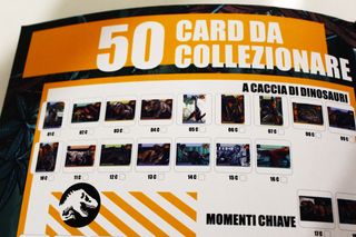 Album Figurine Jurassic World con Card