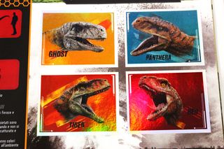 Album Figurine Jurassic World con Card
