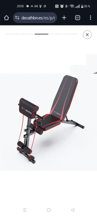 Banco de musculación