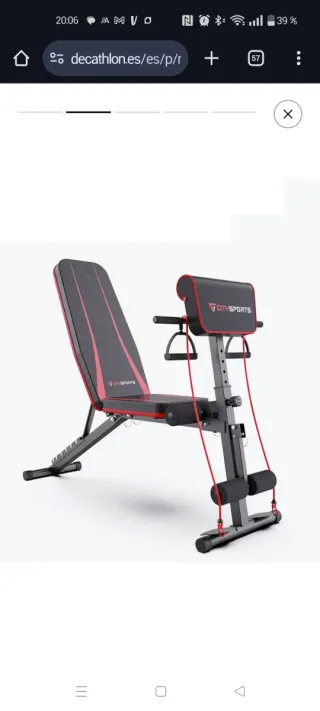 Banco de musculación