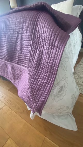 Colcha Zara Home Morada