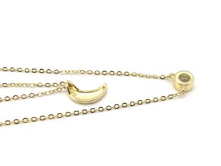 gargantilla plata 925mm con piedra con circonita 22cm