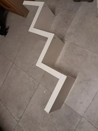 Estantería Zigzag Blanca Ikea