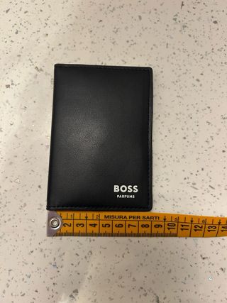 Porta carte Boss Profumi Nero