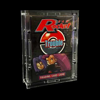Case acrílico starter set deck Pokémon Vintage
