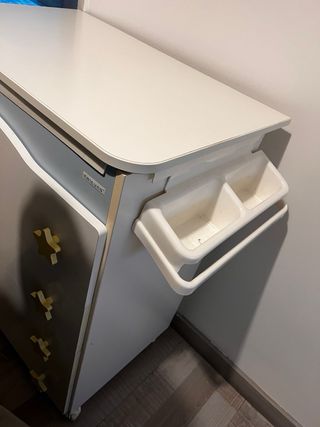 Cómoda cambiador infantil con bañera