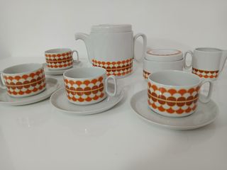 Servizio Tè Caffè Tognana Vintage Porcellana