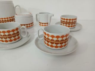 Servizio Tè Caffè Tognana Vintage Porcellana