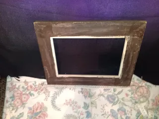 Cornice bicolore marrone/beige