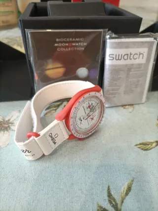 Swatch Omega Mission to Mars
