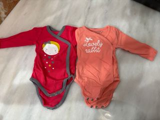 Lote 8 Bodis Niña Manga Larga