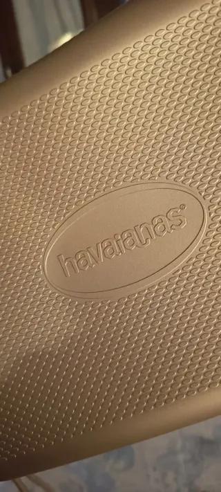 Pochette Havaianas grande oro Nuova