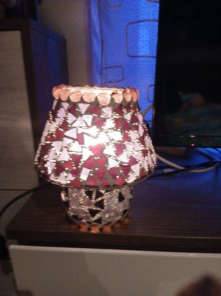 Lampada anni '70 mosaico