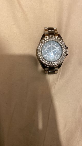 Reloj L. Messi Cronógrafo Negro y Plateado