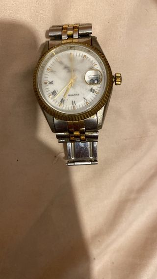 Reloj L. Messi Cronógrafo Negro y Plateado