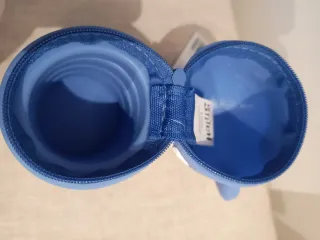 Estuche Pincel Maquillaje Stitch Disney Azul