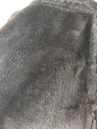 Chaqueta de abrigo marrón mujer