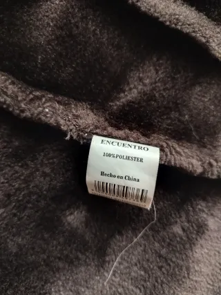 Chaqueta de abrigo marrón mujer