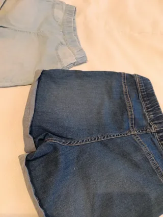 Lote 3 Pantalones Cortos Niña Vaqueros