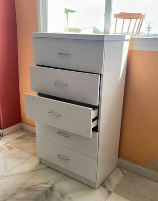 Sinfonier blanco 5 cajones - Envio gratis