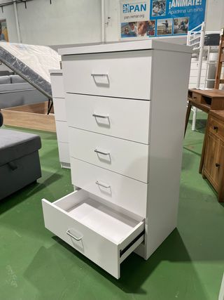 Sinfonier blanco 5 cajones - Envio gratis