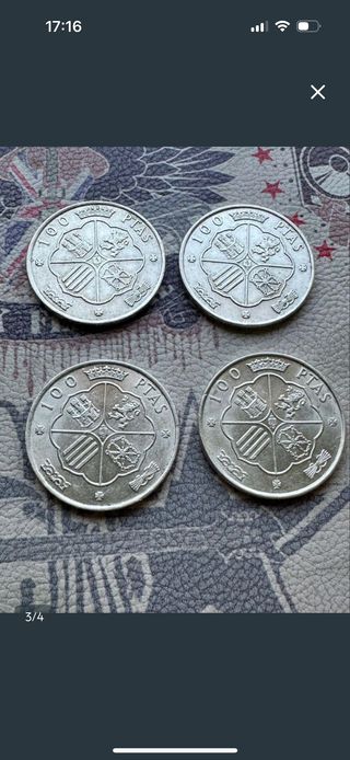 4 Monedas Franco 1966-1970