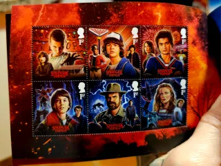 Libro Sellos "Stranger Things"  Royal Mail