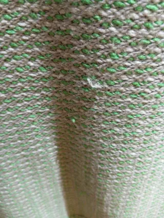 Chaqueta de mujer gris y verde