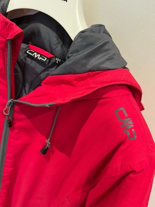Abrigo deportivo CMP mujer rojo sin uso