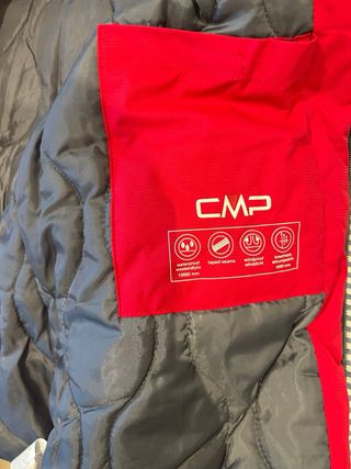 Abrigo deportivo CMP mujer rojo sin uso