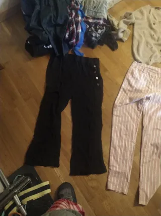 Lote Ropa Talla S/L Chaleco Beige/Rosa