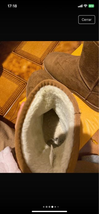 Botas tipo UGG Marrones