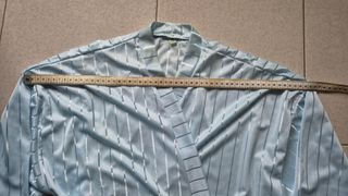 Bata fina azul celeste