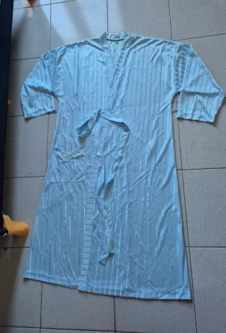 Bata fina azul celeste