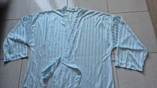 Bata fina azul celeste