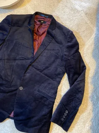 Blazer pana negro H&M retro