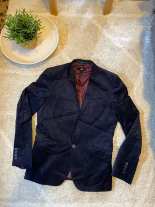 Blazer pana negro H&M retro