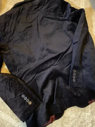 Blazer pana negro H&M retro