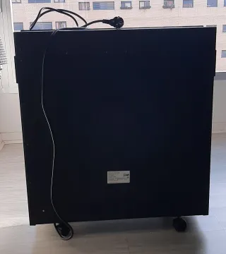 Chimenea Eléctrica LIDL. Modelo KH1117.Color Negra